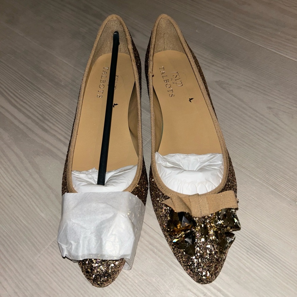 edison boe and jewels flats rose beige